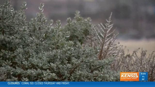 Freezing temperatures causing icy conditions throughout Bexar County смотреть онлайн
