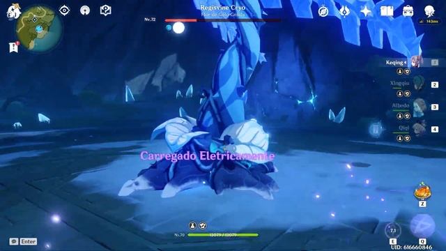 MATANDO BOSS CRYO COM KEQING, ALBEDO E CHONGYUN смотреть онлайн