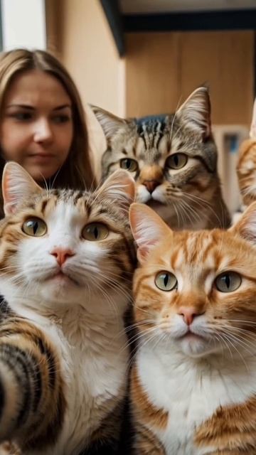 Котоселфи #забавныекоты смотреть онлайн