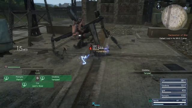 FINAL FANTASY XV - Loqi MA-X Cuirass Boss Fight смотреть онлайн