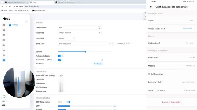 Instalando e Configurando o iHost da SONOFF смотреть онлайн