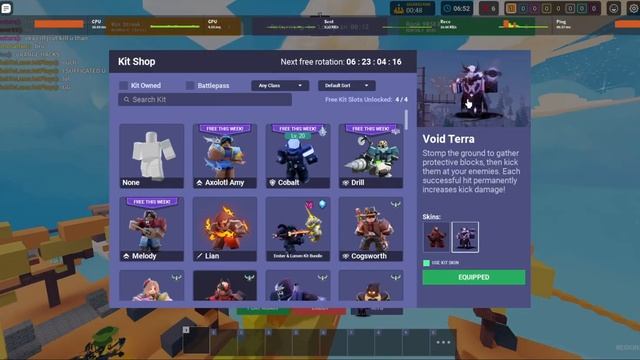 Review of the Void Terra Kit Skin! (Roblox BedWars) смотреть онлайн
