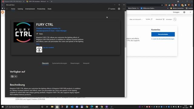 Kingston FURY Beast RGB 32 GB 4x8GB 3200MHz DDR4 installation- Bios -RGB Software- Einstellungen смотреть онлайн