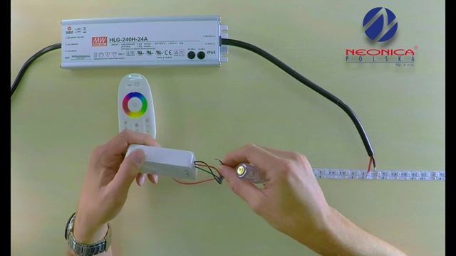 Podłączenie taśmy LED NEONICA RGB+W OSRAM DURIS E3 do sterownika RGBW 6A/kanał смотреть онлайн
