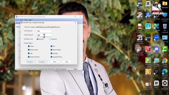 عمل كلمة سر لملف pdf | حماية ملفات pdf من النسخ والتعديل والطباعة | موقع pdfill смотреть онлайн