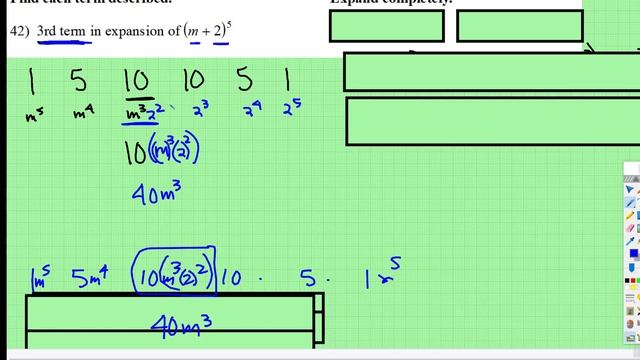 Pascal's Triangle: Finding Specific Terms in Expansion смотреть онлайн