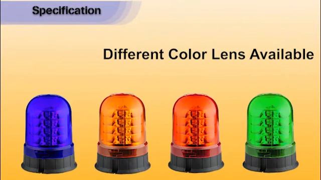 WL93S-Emergency Magnetic Flashing Light LED Rotating Strobe Warning Beacon смотреть онлайн