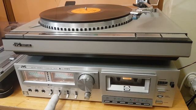 JVC QL A5 KD A5 turntable and tape deck смотреть онлайн