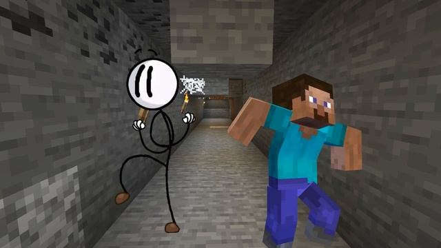 Minecraft Distraction Dance (With Henry Stickmin and Steve) смотреть онлайн