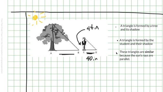Shadow Method for Similar Figures смотреть онлайн