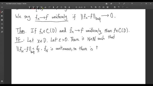 Real Analysis Lectures Part 10: Banach Space C([a,b]) смотреть онлайн