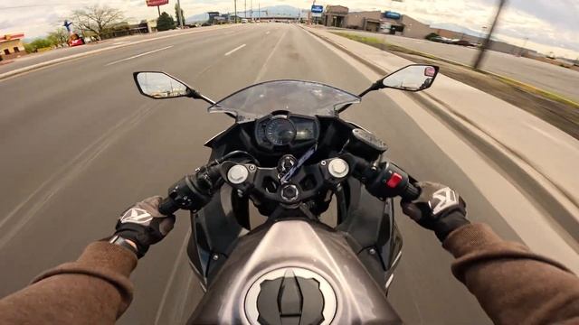 My First Motorcycle! Beginner Rider | 2021 Kawasaki Ninja 400 | Drive with me to school | POV смотреть онлайн