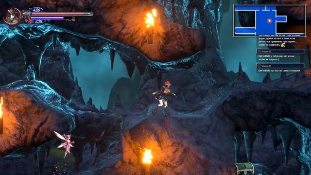 Bloodstained: Ritual of the Night Первое прохождение на 100% карты Часть 3 смотреть онлайн