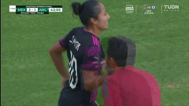 ¡Gol de México! ¡Voltereta en 3 minutos! | México 2-1 Argentina | Amistoso femenil | TUDN смотреть онлайн