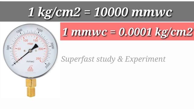 Pressure conversion mmwc to kg/cm2 | Pressure gauge | mmwc Meaning in pressure guage смотреть онлайн