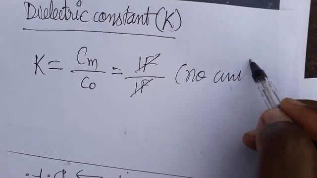 Dielectric constant SI unit and dimensional formula смотреть онлайн