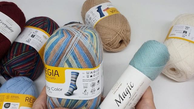 Подборка носочной пряжи. Обзор новинок.