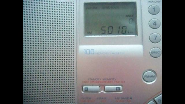 5010 kHz AIR Thiruvananthapuram (Muttathara, Kerala, IND) 10.07.2019