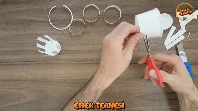 KAĞIT BARDAK TAN SADE VE ŞIK MİNİ SEPET I SIMPLE & ELEGANT MINI BASKET FROM I PAPER ART I Diy смотреть онлайн