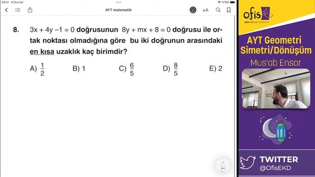 3 Adım Soru Bankası AYT Geometri Tekrarı - Simetri ve Dönüşüm Analitiği смотреть онлайн