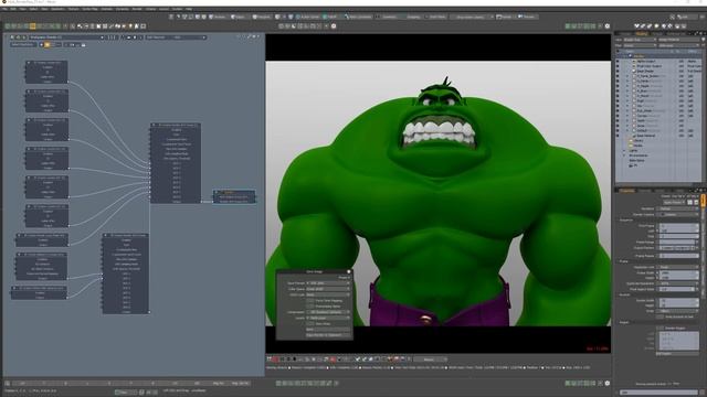 Modo _ Octane Render_ Save Render смотреть онлайн