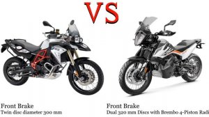 BMW F 800 GS vs KTM Adventure 790 Test specification comparison