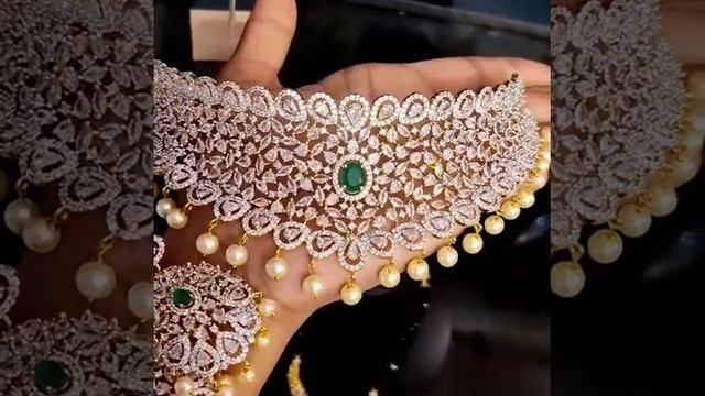 దీపావళి ఆఫర్లు Manufacturing CZ choker 2400/- online payment @Saipujitha Collections смотреть онлайн
