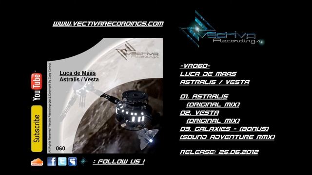 Luca de Maas - Astralis / Vesta (incl. Galaxies Remix) - (HD Preview) смотреть онлайн