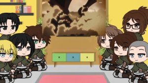 Реакция персонажей атаки титанов на тик ток