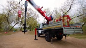 Бурильно-крановая машина БКМ с БКУ TAURUS 035А на базе ГАЗ САДКО NEXT