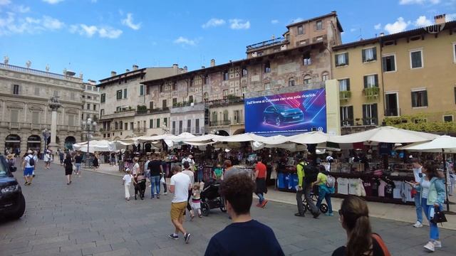 Romantic Verona City Center Walk - 4K UHD (60 fps) смотреть онлайн