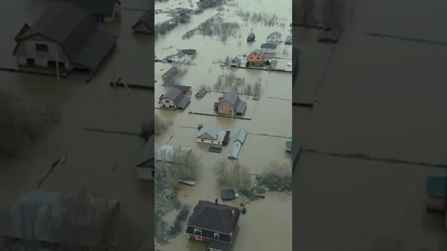 В Тепличном поселке отступает вода #ско #Петропавловск #паводки смотреть онлайн