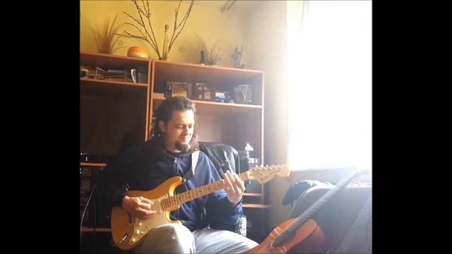 Fender USA stratocaster with Roland Cube 30 смотреть онлайн