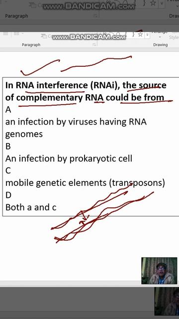 In RNA interference (RNAi), the source of complementary RNA could be from смотреть онлайн