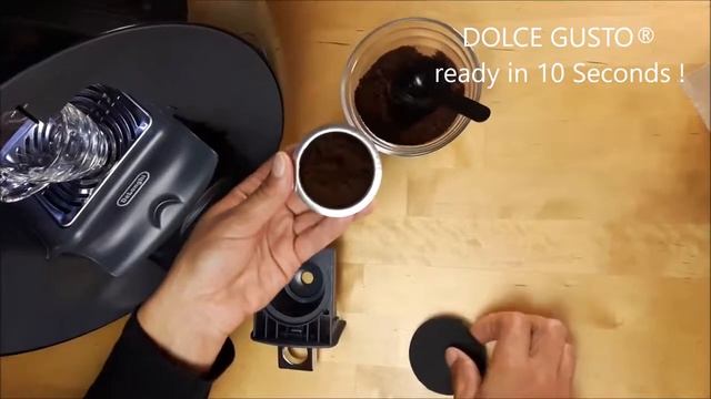 Café pronto em 10 segundos! Ecoreciclos Cápsula reutilizável Gusto Puro para Dolce Gusto смотреть онлайн