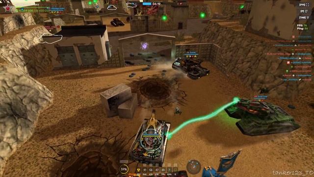 Tanki Online Firebird XT Skin Magnetic Mix Augment and Hornet XT Skin gameplay no commentary смотреть онлайн