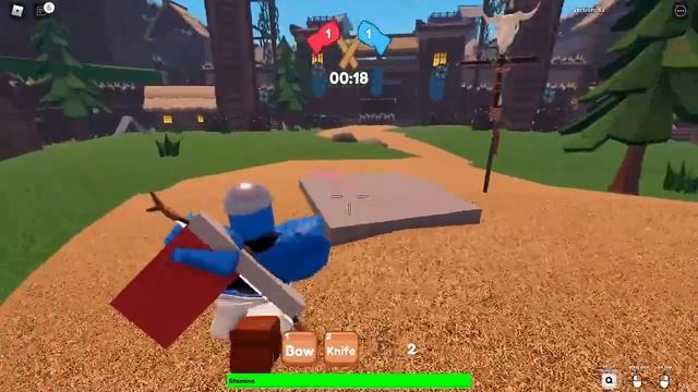 бои на стрелах захват базы мини игры. всё в одной игре !!!! Roblox Bow_Wars смотреть онлайн