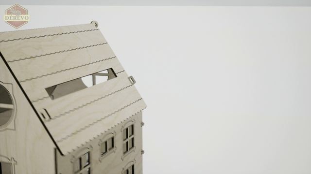 Видеоинструкция Шактулка-копилка Семейный Банк Домик