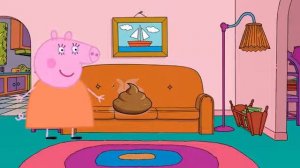 Свинка пэпа и какашка