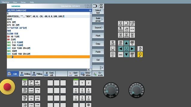 Cutter Diameter Compensation -G40, G41, G42 In Siemens Cnc Controller For SINUMERIK828D& 840DSL.