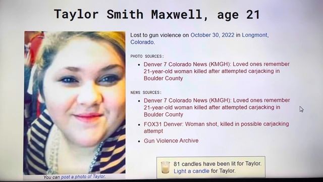 LONGMONT, COLORADO OCT 30, 2022, TAYLOR SMITH MAXWELL 21 KILLED AFTER ATTEMPTED CARJACKING! смотреть онлайн