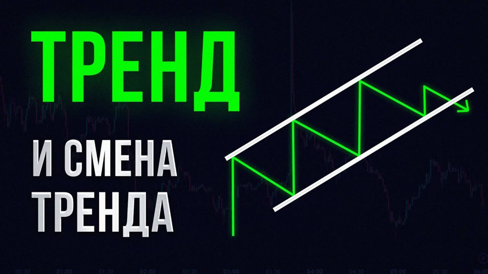 ТРЕНДЫ и как просто определить СМЕНУ ТРЕНДА. Трейдинг обучение . Технический анализ смотреть онлайн
