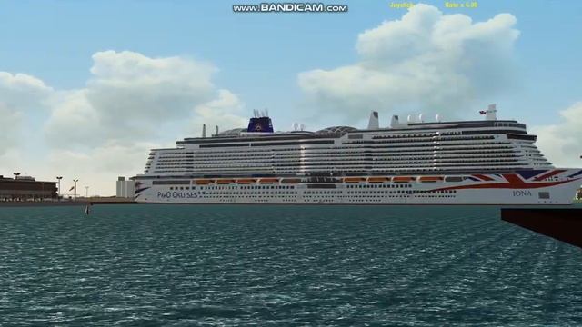 P&O Cruises Iona - Southampton arrival test - VSF (Vehicle Simulator смотреть онлайн