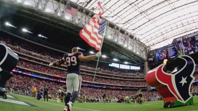 JJ Watt Intro - Texans vs Jets - (11-22-15) смотреть онлайн