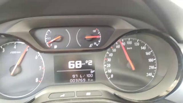 Opel Crossland 1.2 Turbo 0-110 km/h acceleration смотреть онлайн