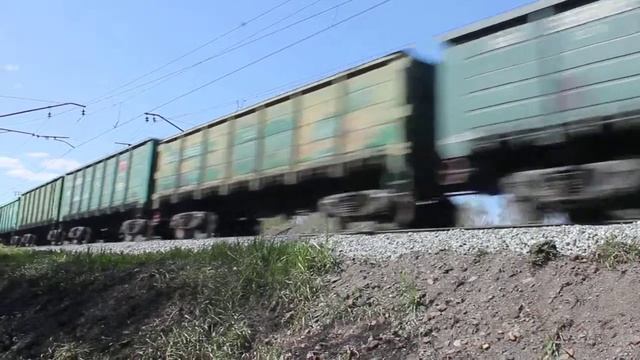 2ЭС6-201 "Синара" со сборным грузовым смотреть онлайн