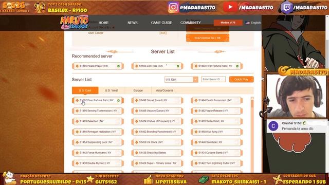 Como jogar Naruto Online no servidor Americano NA de NY || Naruto Online BR #Dicas смотреть онлайн