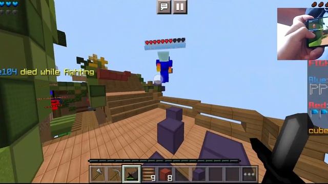 Mobile Ruling CubeCraft Capture the flag with HANDCAM | MCPE PvP - DevaRoi смотреть онлайн