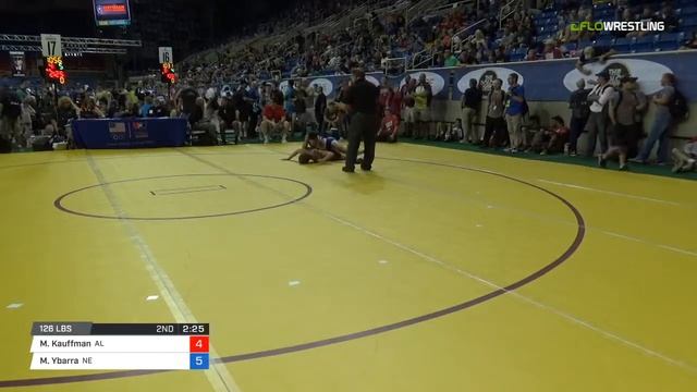 Junior FS 126 Cons 32-1 - Maxwell Kauffman (AL) vs. Mario Ybarra (NE) смотреть онлайн