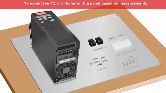 Danfoss Frequancy Converter(Inverter) Lesson 05, VLT 2800 - installation and connection смотреть онлайн